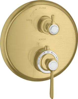 Produktbild von Thermostat AXOR MONTREUX UP m Abstellventil u HGri brushed brass brushed brass
