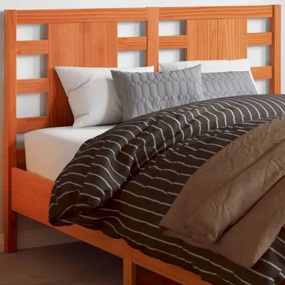 Produktbild von Design Kopfteil Wachsbraun 135 cm Massivholz Kiefer, Kopfteile 2024 Neu