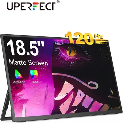 Obrázek produktu pro Přenosný monitor – 18 UMax – 47 cm Full HD 1920×1080 – 120 Hz – IPS 16:9 – Adaptive Sync – HDMI – zástrčka EU