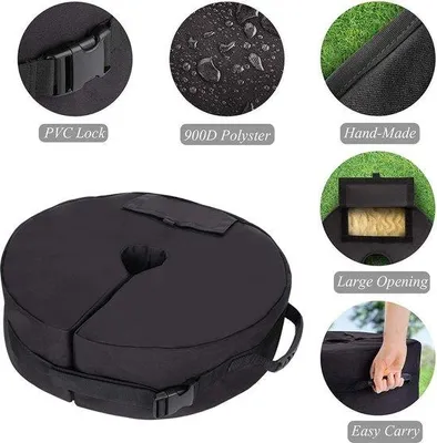 Produktbild von Runder Gewichtsbeutel 46cm für Sonnenschirm und Flaggenmasten
