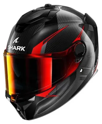 Image de Casque Shark Spartan GT Pro Kultram Carbon, schwarz/rot, 2XL (63/64)