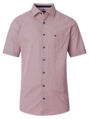 Produktbild von Redmond - Comfort Fit - Herren Freizeithemd Kurzarm (251065999), Größe:XL, Farbe:Rot(50)