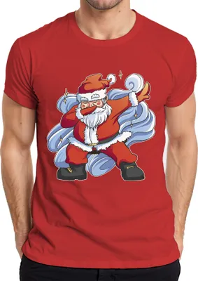 Produktbild von Dabbing Santa Clause - Weihnachten Weihnachtsgeschenk Christmas Herren T-Shirt, Rot, S