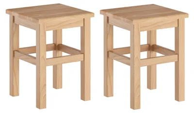 Produktbild von Hocker Holzhocker Sitzhocker Buche massiv natur ohne Lehne  V-90.71-46