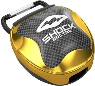 Produktbild von Shock Doctor Mundschutz Etui Chrom Farbe Gold