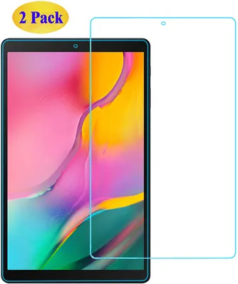 Panzerglas für Samsung Galaxy Tab A 10.1 2019 (SM-T510/SM-T515) Schutzfolie,[2 Stück] Ultra-klar Displayschutzfolie für Samsung Galaxy Tab A 10.1 2019 Panzerglasfolie 10,1 Zoll (0,33 mm)