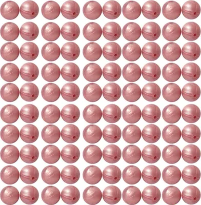 Produktbild von 100 Stück 12 mm Silikonperlen für Schlüsselanhängerherstellung, lose runde Silikonperlen aus Gummi für Bastelarbeiten an Armbändern, Halsketten, Ohrringen und Schmuck – ideal für DIY-Projekte.