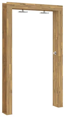 Immagine prodotto di vidaXL Doccia da giardino, 226 cm, legno di acacia massello e acciaio inossidabile, colore bianco