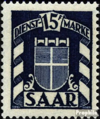 Produktbild von Briefmarken Saarland 1949 Mi D40 gestempelt Wappen des Saarlandes