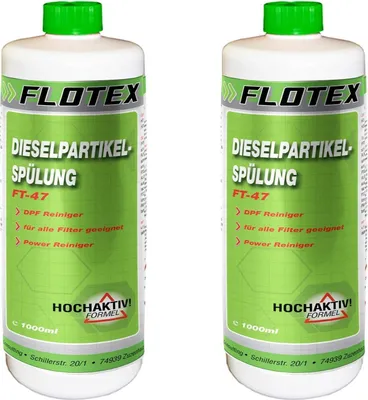 Produktbild von Flotex Dieselpartiklefilter Spülung, 2 x 1L Partikelfilterspülung Diesel