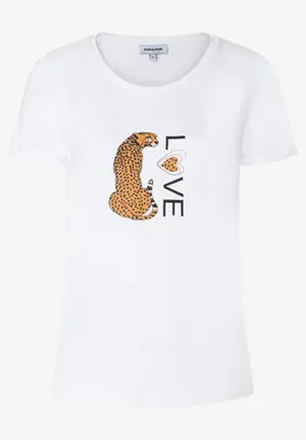 Produktbild von MORE & MORE Shirt with Placement Print white 36