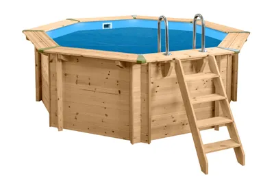 Produktbild von Interline Java Holzpool 3,55 m x 1,16 m – Super Set