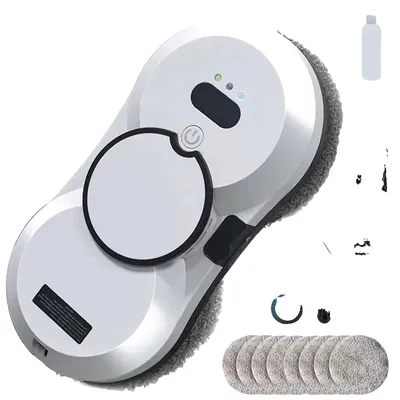 Image de Robot de nettoyage de fenêtres, haute puissance d'aspiration, télécommande, 5600 Pa, oui