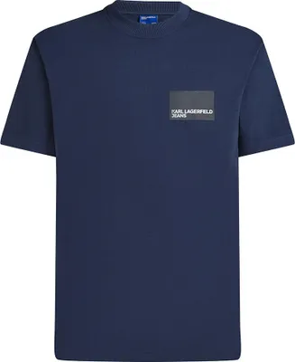 Produktbild von Karl Lagerfeld Reg Box Logo Kurzarm-t-shirt Blau S Mann Blau S