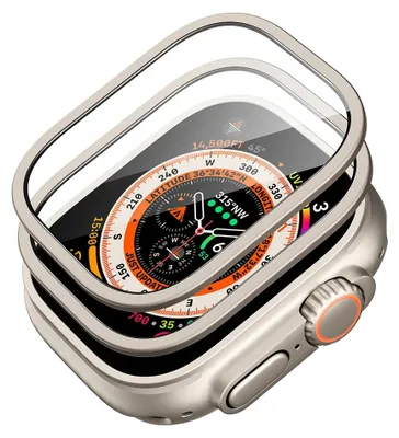 Zdjęcie produktu dla ESR Armorite Szkło (2 sztuki) Apple Watch Ultra Ultra 2 Ultra 3 - tytanowe