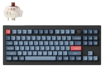 Obrázek produktu pro Mechanická klávesnice V3 Max TKL, bezdrátová, 2,4 GHz/Bluetooth/USB-C, s RGB podsvícením