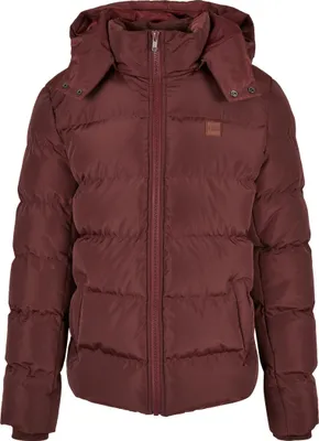 Produktbild von Urban Classics Hooded Puffer Jacket cherry TB1807-01151 - XL