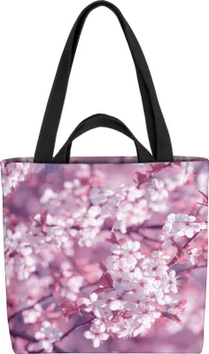 Produktbild von VOID Kirschen Kirschblüten Baum Tasche 33x33x14cm,15l Einkaufs-Beutel Shopper Einkaufs-Tasche Bag