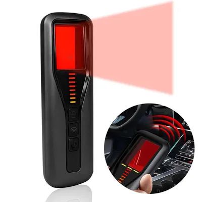 Produktbild von Wanzen-Detektor, RF Wireless GPS Tracker Finder, Abhörwanzen-Detektor mit 5 Stufen Empfindlichkeit