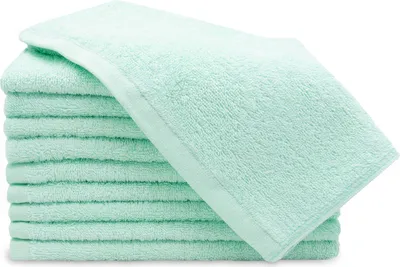 Produktbild von Gästehandtücher 10er Set, Baumwolle, 30x50 cm, türkis (mint)