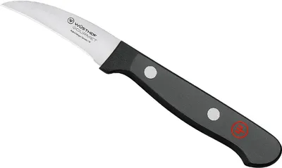 Produktbild von WÜSTHOF Schälmesser Gourmet 60mm, schwarz/silber