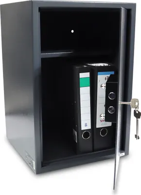 Produktbild von Tresor Möbeltresor Safe Aktentresor 35 x 36 x 52cm Dunkelgrau MS-19512