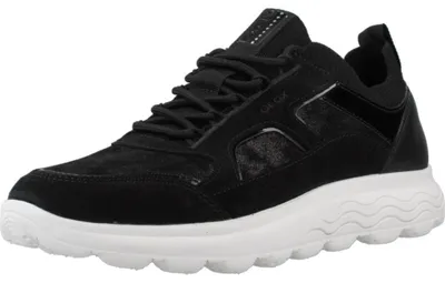 Produktbild von GEOX D SPHERICA Modellreihe für Damen Sneaker Schwarz mit atmungsaktiver Sohle