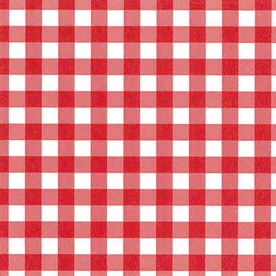 Immagine prodotto di PAPSTAR  87102 PAPSTAR Motivservietten "Vichy Karo", 330 x 330 mm