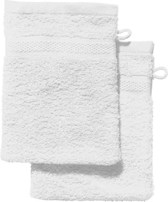 Produktbild von REDBEST Waschhandschuh Chicago" 2er-Pack weiß 15x21 cm"