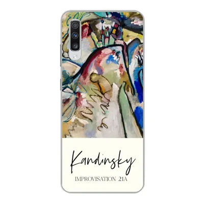 Produktbild von MuchoWow® Handyhülle Schutzhülle Hülle für Samsung Galaxy A70 Improvisation 21A - Kandinsky - Alte Meister Silikon Softcase Handy Hülle - Schutzhaube
