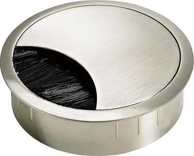 Produktbild von Hettich Kabeldurchlass, ø 60 mm, Aluminium Optik