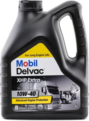 Produktbild von MOBIL Delvac XHP ESP für 10W-40 4 Liter Motoröl Motorenöl Teilsynthetisch DQC IV-18 LA RLD-3 VDS-3 VDS-4 Mack EO-O PP Mack EOS-4.5 MAN M 3775 228.51