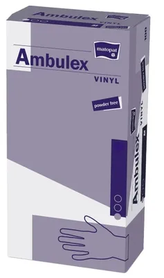 Image de $ Gants vinyle non poudrés Ambulex S 100 pièces