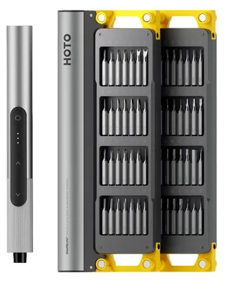 Produktbild von Hoto SNAPBLOQ S-A01 Mini Elektro Schraubendreher Set, Magnetische Präzisions-Schraubendreher Kit, 3 Gänge Drehmoment