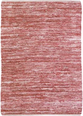 Immagine prodotto di Tappeto in pelle intrecciata rosa cipria 120x170