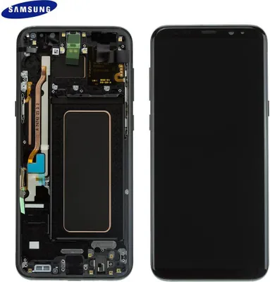 Produktbild von Original Samsung Galaxy S8 Plus G955F LCD Display Touch Screen Bildschirm Schwarz (Service Pack) GH97-20564A / GH97-20470A