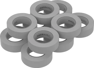 Produktbild von 10x  AUPROTEC Isolierband Grau 15mm x 10m Elektriker Klebeband PVC