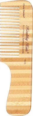 Obrázek produktu pro O.Garden Hřeben na zdravé vlasy s bambusovou rukojetí, hrubý, HH-C3 (18 cm)