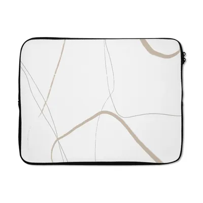 Produktbild von MuchoWow® Laptop Hülle 15 Zoll Abstrakt - Minimalismus - Linienkunst Laptoptasche - Laptoptasche - Sleeve - Rundum-Schutz