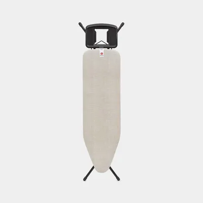 Zdjęcie produktu dla Brabantia 236129, Pełnowymiarowa deska do prasowania, Bawełna, Żelazko parowe, Szary, 380 x 1240 mm, 69 cm