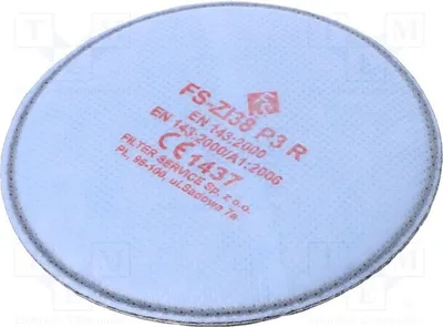 Immagine prodotto di 2x Materiale: Carbone attivo FS-ZI38 P3 R, protezione respiratoria P3 R