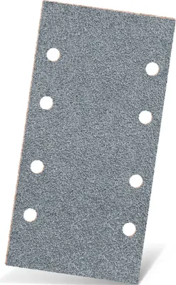 Produktbild von MENZER Platinum Klett-Schleifblätter, 186 x 93 mm, 8-Loch, f. Schwingschleifer, Halbedelkorund (50 Stk.) K320