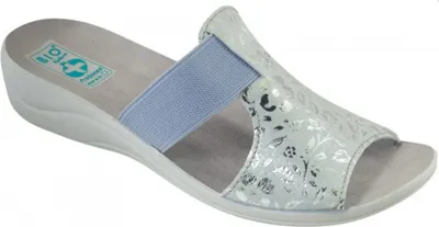Produktbild von Damenhausschuhe ADANEX Silvia 28126 silber