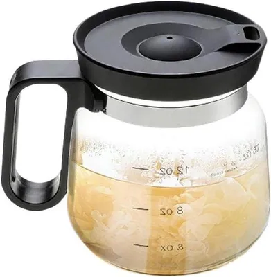 Productafbeelding van Glazen Beker - Theeglas Mok - Dagelijks Gebruik - Hittebestendig Handvat - 400 ml - Helder