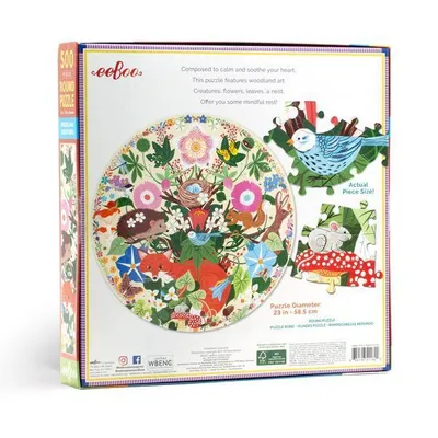 Produktbild von eeBoo PZFWDC, 500 Stück(e), Flora & Fauna