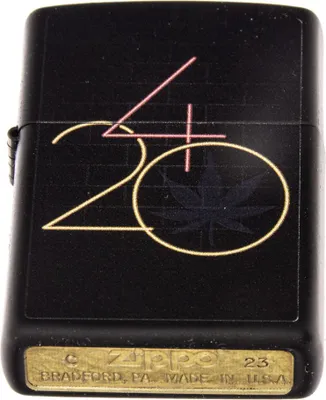 Produktbild von ZIPPO schwarz matt Design 420 Glow in the Dark 60006904