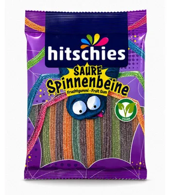 Produktbild von Hitschies Saure Spinnenbeine, Fruchtgummi, 125g