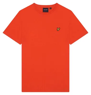 Produktbild von Lyle & Scott - T-Shirt für Herren, Rundhalsausschnitt, Regulär GT21039 (XS) (Orange)