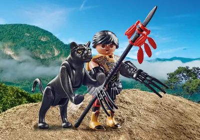 Image de Guerrier avec panthère