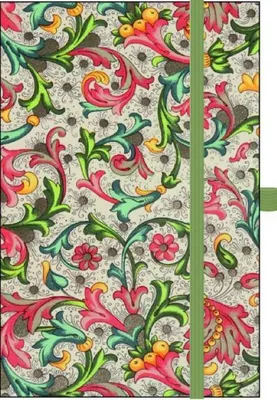 Produktbild von Premium Notes Small Textile "Vintage Flowers"